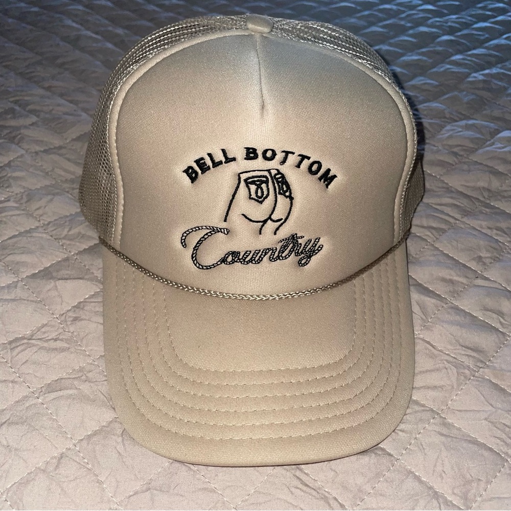 Lainey Wilson “Bell Bottom Country” Otto Trucker Hat - Khaki/Black - OSFA